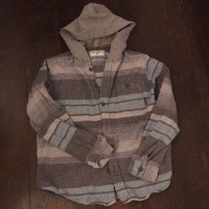 Billabong boys button up hoodie combo